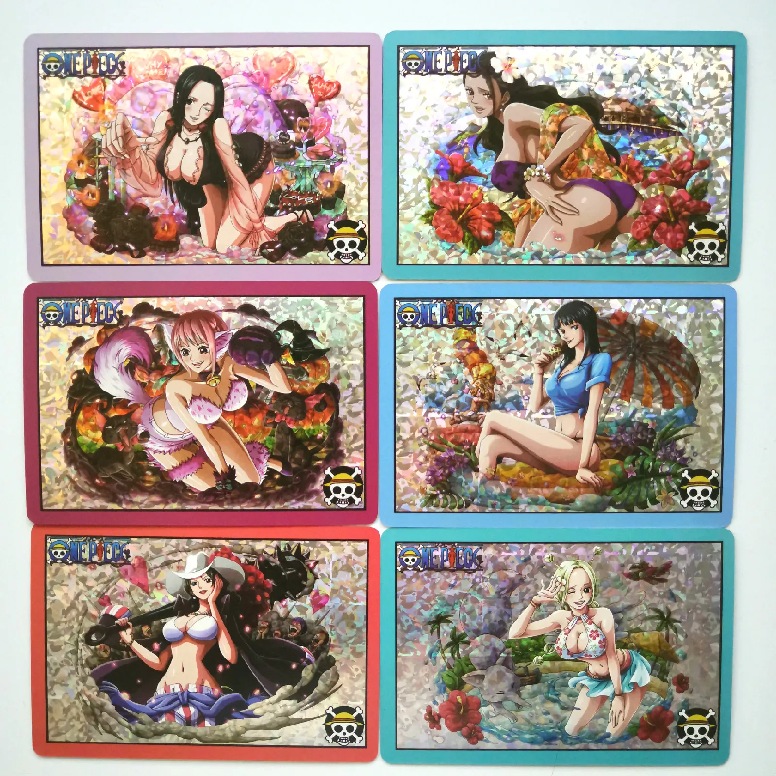 

7pcs/set ONE PIECE Sexy Nami Nico Robin Toys Hobbies Hobby Collectibles Game Collection Anime Cards