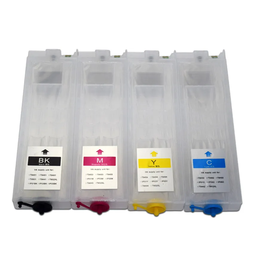 

945 T945xl T9451 T9452 T9453 T9454 Refill Ink Cartridge for Epson Workforce Pro WF-C5290 WF-C5790 WF-C5210 WF-C5710 with Chip