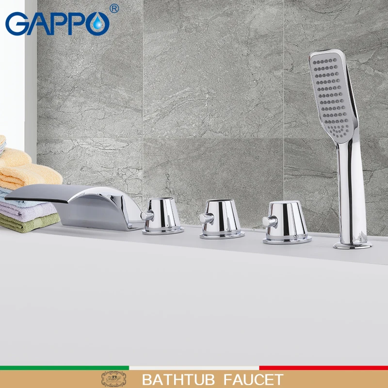 

GAPPO bathtub faucets waterfall bath faucet rain shower faucet mixer hand shower bath tub faucet robinet baignoire