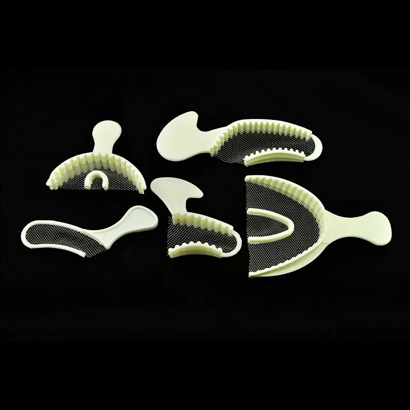 

50 Pcs/Pack Posterior Bite Registration Tray Trays Dental Impression Disposable