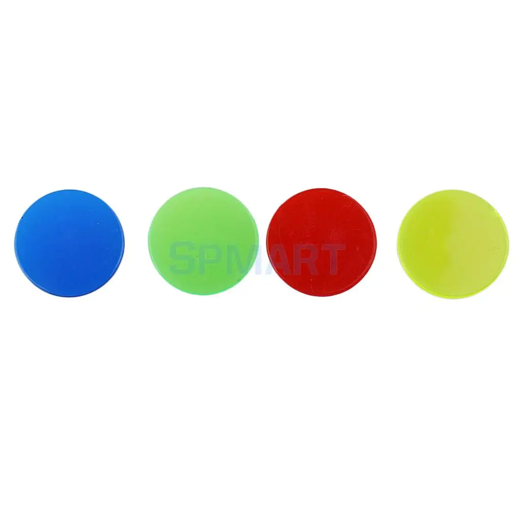 200Pcs Plastic 19mm Bingo Chips Markers for Bingo Game Poker Cards Kids Children Counters Math Toys School Supplies