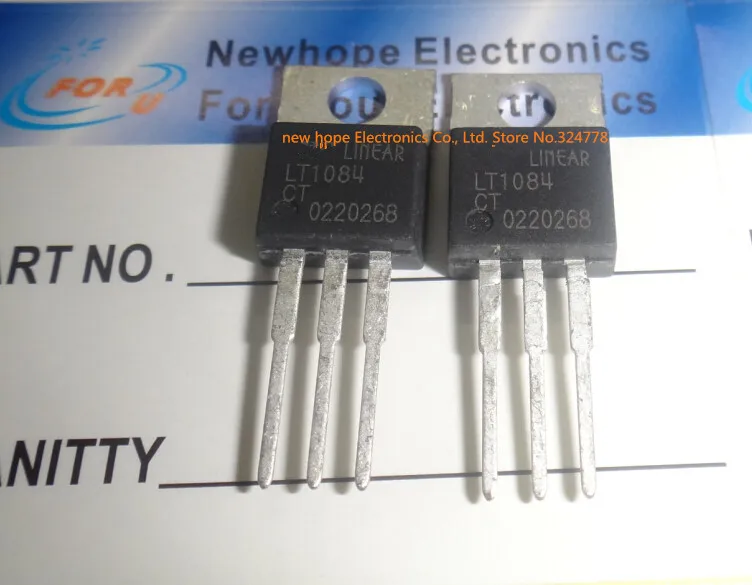 Transistor LT1084CT-3.3 IC Circuits Intégrés  .B82.6 LT1084CT TO-220 TO220 