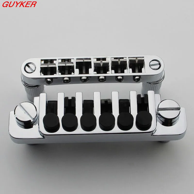 

Electric Guitar Bridge BM003 +Vintage Lock TP 6 Tailpiece Guitar Bridge LP guitar Chrome