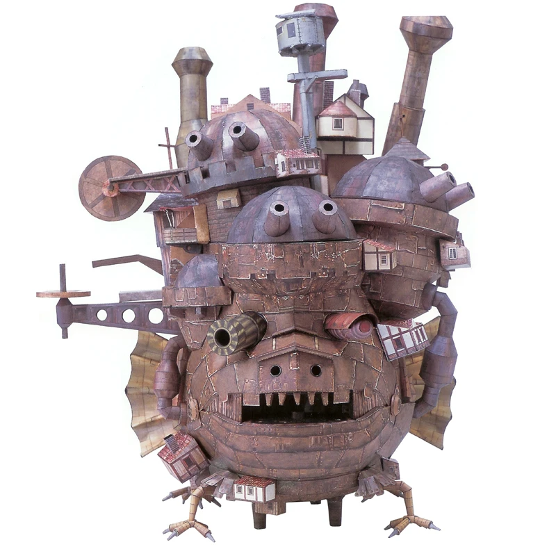 Kopen 50 cm Howl s Moving Castle Papier Model Monteer Hand Tall Land Versie Werk Puzzel Game Kids Toy