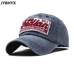 JYBHYX брендовая бейсболка Мужская особенности хлопчатобумажные бейсболки особенности буквы-наклейки папа головные уборы для мужчин и