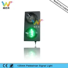 Индивидуальный дизайн 125 мм красный стоящий человек зеленый ходячий Человек Дети сигнальный свет
