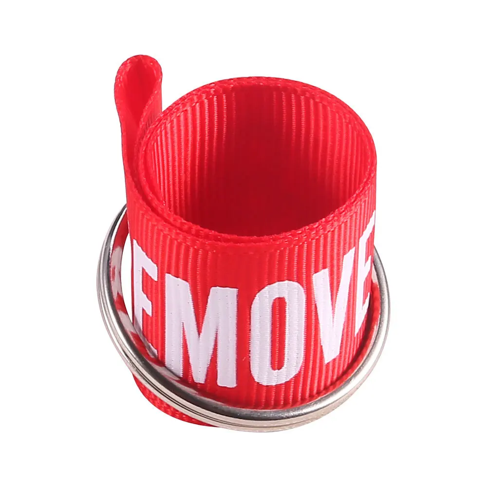 Remove Before Flight Streamer Key Chain Chaveiro Red Keychain Remove Before Start Engine Motorcycle Streamer Key Ring Jewelry (5)