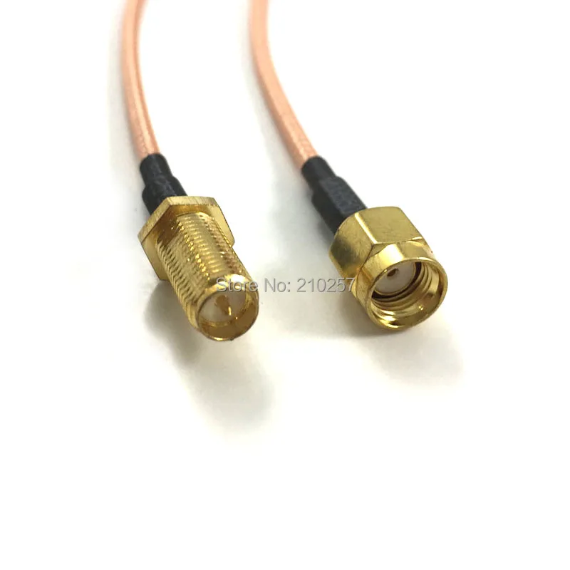 Fêmea com Porca Blukhead para rp Cabo Feminino Peças Novo Rp-sma Sma Pigtail rf Rg316 10cm 4 Polegadas Alta Qualidade 5 3 Cheap Cabos de comunicação