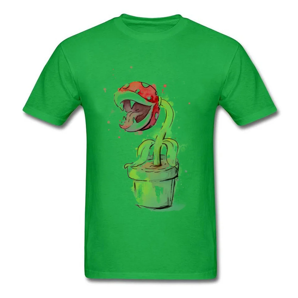 Piranha Plant Watercolor_green