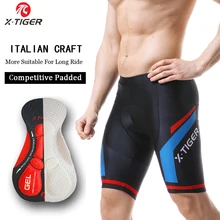 X-tiger pro verão mtb bicicleta calças curtas lycra bicicleta ciclismo shorts com verão coolmax 5d gel almofada culotes para mans