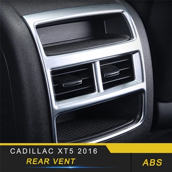 

For Cadillac XT5 2016 Car Styling Rear A/C Air Vent Outlet Panel Cover Trim Frame Sticker Interior Accessories