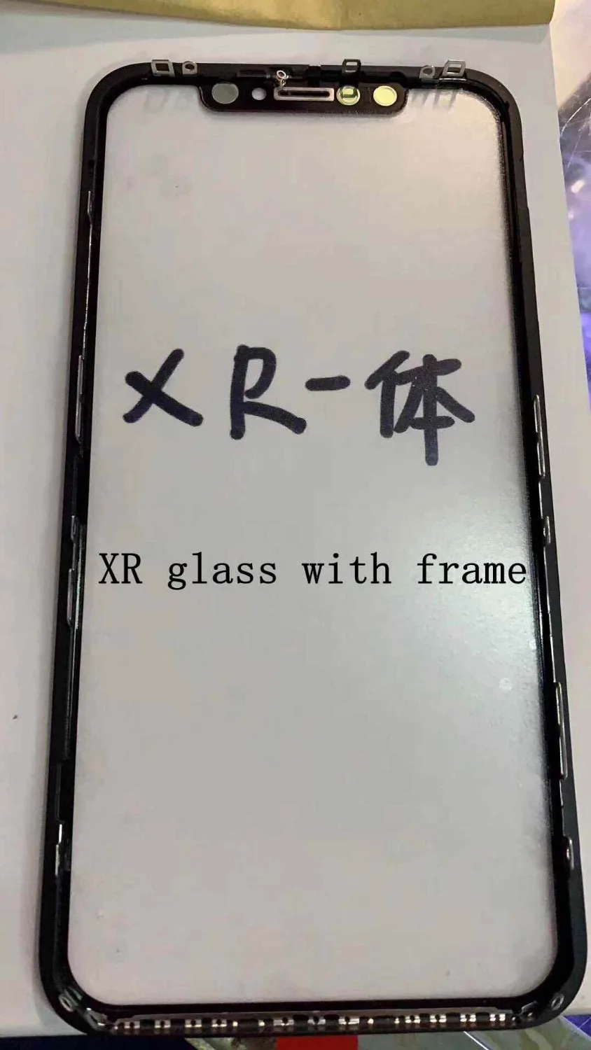 ЖК экран Переднее стекло объектив для iphone X XR XS MAXfor телефон Ремонт Замена скрипка