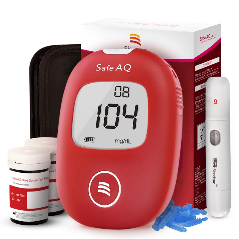 

Smart Blood Glucose Meter with 50/100pcs Test Strips & Lancets for Diabetic Blood Glucose Monitor Blood Sugar Tester Glucometer