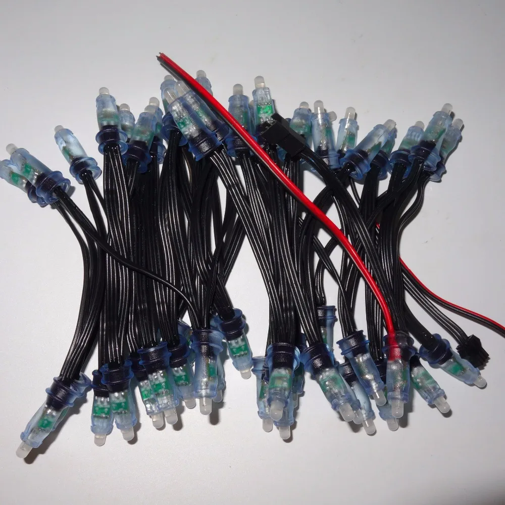 WS2811-F55 мм круглая шляпа с полным спектром rgb Вход 5 в постоянного тока IP6850 шт.