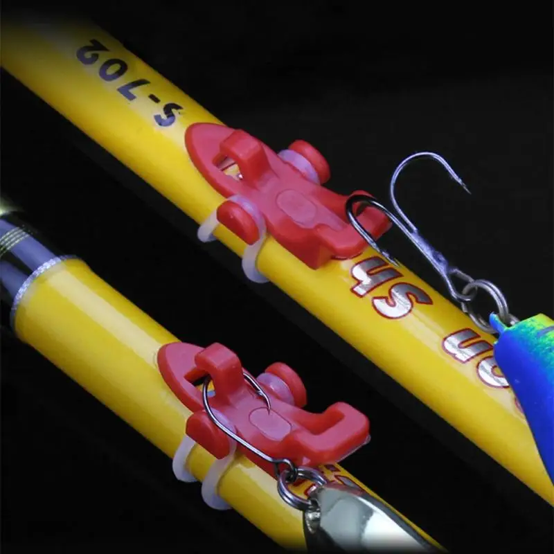 Fishing Hook Keeper Fishing Lure Bait Safety Holder Plastic Hanger for Fishing Rod Pole Fishing Tackle Accessories