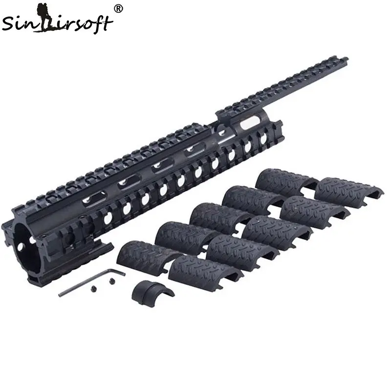 Sinairsoft MNT-T228 Тактический Quad Rail системы для Ruger 10/22 Commando Handguard с блокировкой