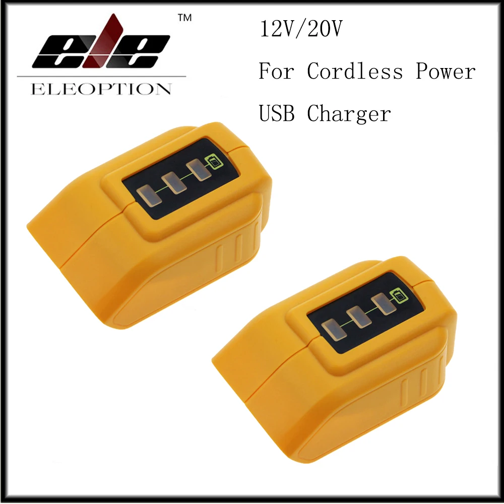 2 шт./лот Eleoption DCB090 DCB184 В 12 В в/20 в Max USB источник питания для беспроводного питания USB зарядное устройство