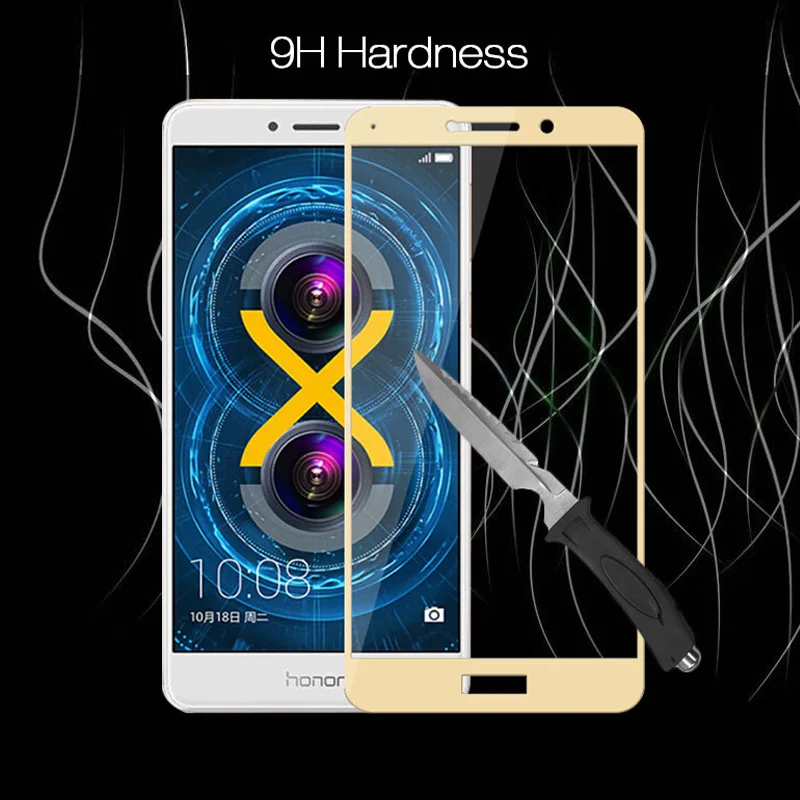 3D полное покрытие экрана протектор для huawei Honor 6X чехол закаленное стекло для Honor 6X6 x стеклянная пленка защитная 9H премиум стекло