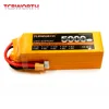 New 6S 22.2V 5000mAh 60C RC Helicopter LiPo Battery Max 120C For RC Airplane Quadrotor Drone Aircraft Car Boat Batteries ► Photo 1/6