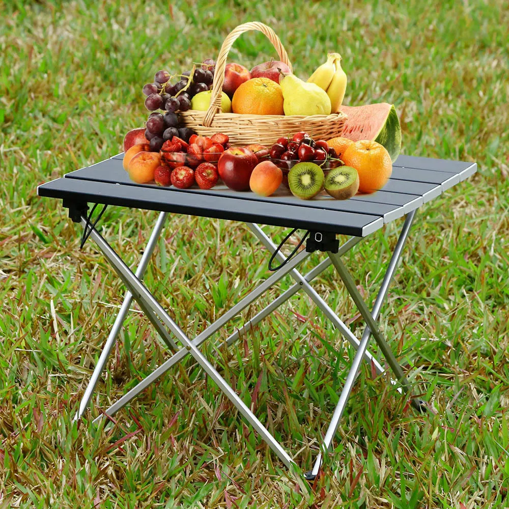 

Portable Outdoor BBQ Camping Picnic Aluminum Alloy Folding Table Portable Lightweight Rain-Proof Mini Rectangle Table