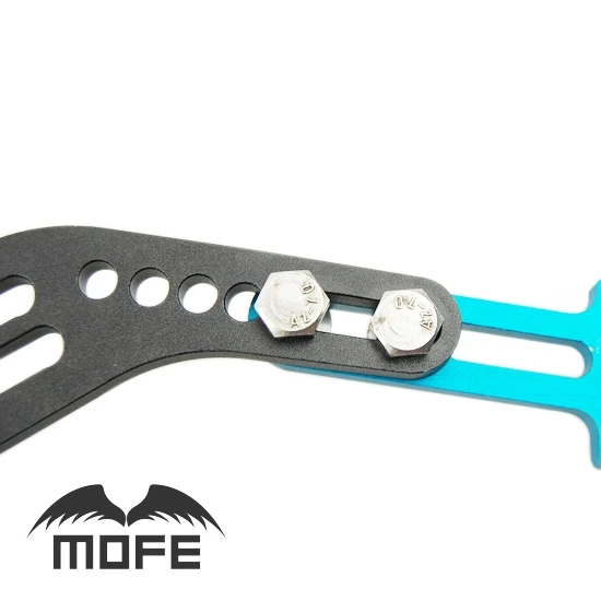 MOFE Высокое качество Универсальный алюминиевый регулируемый вертикальный 0,7 дюймовый главный цилиндр гидравлический ручной тормоз синий