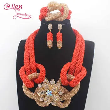 New Coral Orange Burgundy Wedding Party Beads African Jewelry Set Gold Nigerian Wedding Gallery Jewelry Set Free Shipping N0101
New Coral Orange Burgundy Wedding Party Beads African Jewelry Set Gold Nigerian Wedding Gallery Jewelry Set Free Shipping N0101