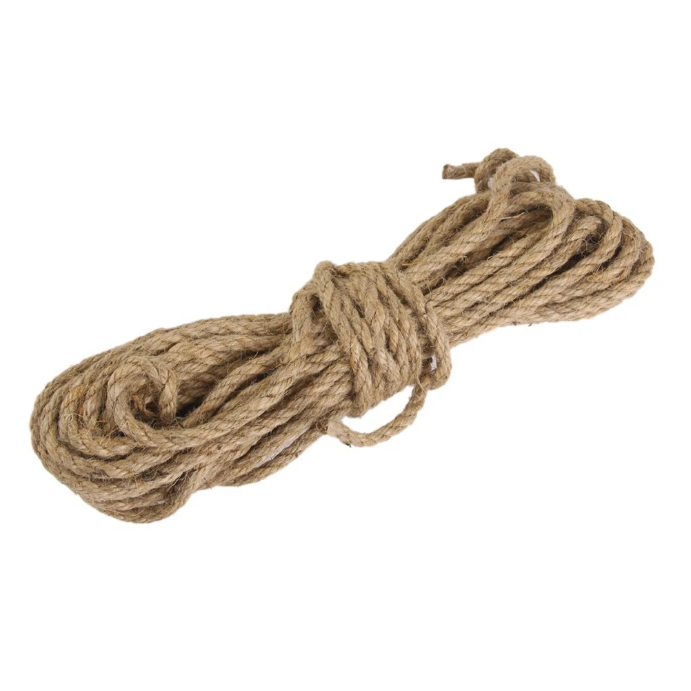 6 мм * 10 м пеньковая веревка джутовой веревкой DIY Craft шпагат украшение|jute rope|rope