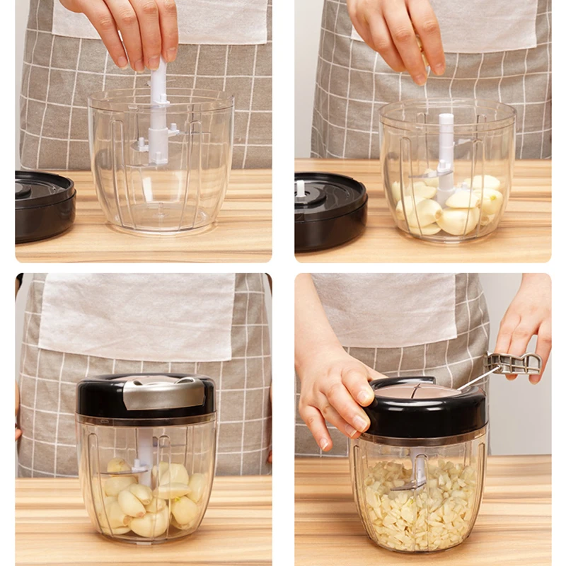 Ручной измельчитель для пищевых продуктов из нержавеющей стали ручной
