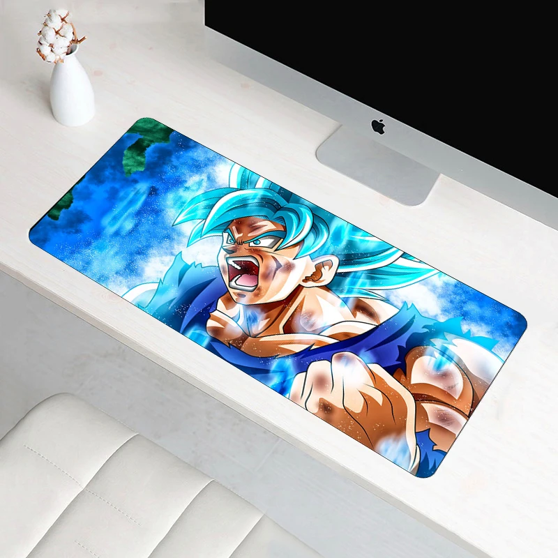 Большой коврик для мыши 60x30 см XL DRAGON BALL Super saiyan игровой клавиатуры подкладка Indie Pop