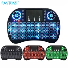 Russia English 2 4GHz Wireless Backlight Keyboard With Mouse Touchpad Handheld Remote control for Android Smart