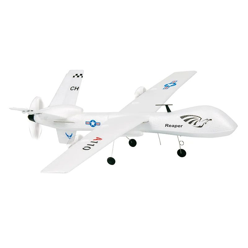 Открытый пульт дистанционного управления с фиксированным крылом планер MQ-9 2,4G 3CH DIY сборка Epp пена радиоуправляемый самолет rc Модель RTF Sky игрушка
