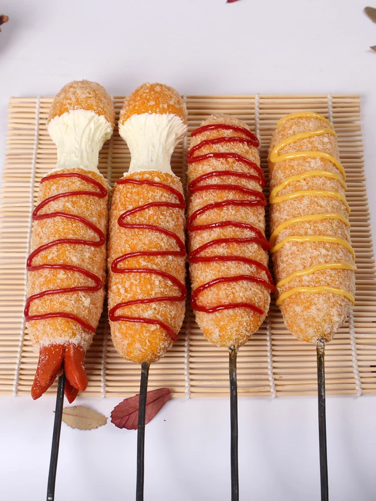 Custom Falso Coreano Snacks Adereços Modelo, Simulação Comida Hot