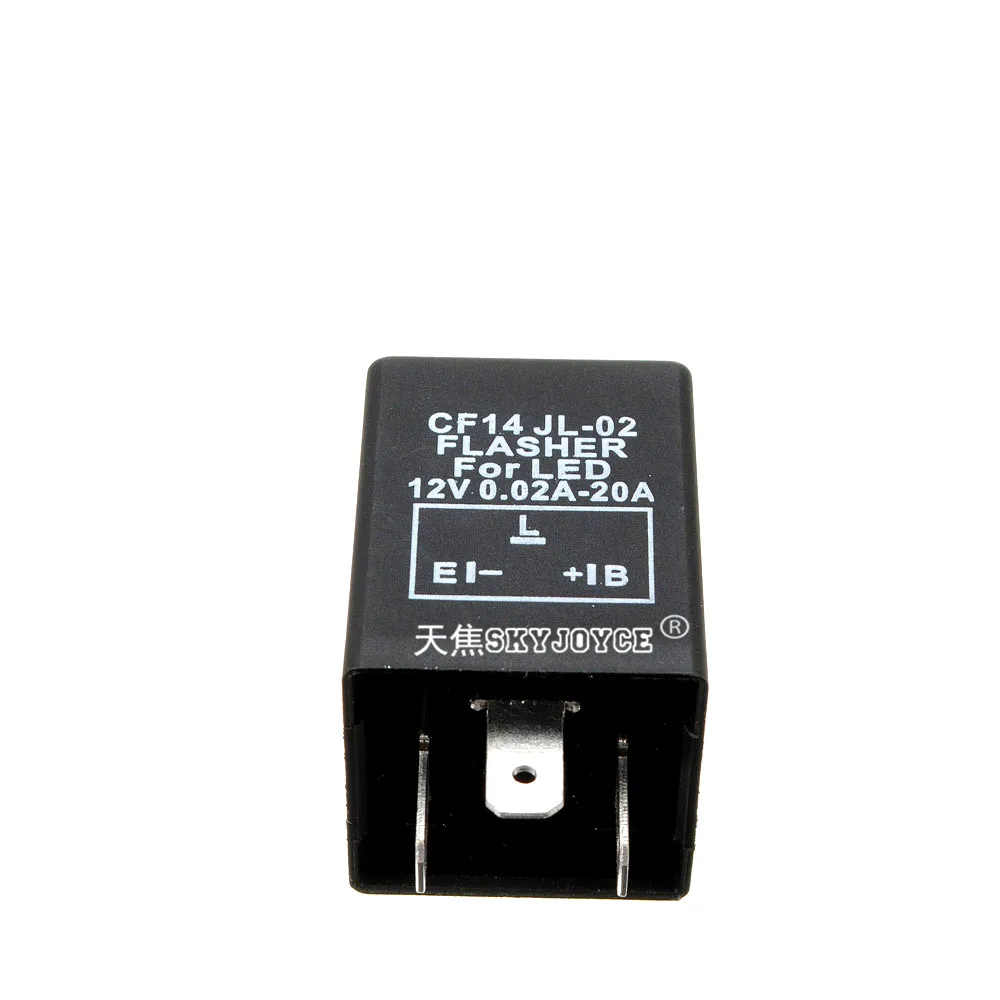 30X led flasher 3 pin led turn light flasher relay car blinker decoder relay 12V flash strobe controller flasher module for led (7)