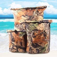 Открытый катание на лодках Каякинг Кемпинг Камуфляж синий 3 шт./компл. водонепроницаемый дрейфующий складной Сверхлегкий Рафтинг хранения сухой мешок