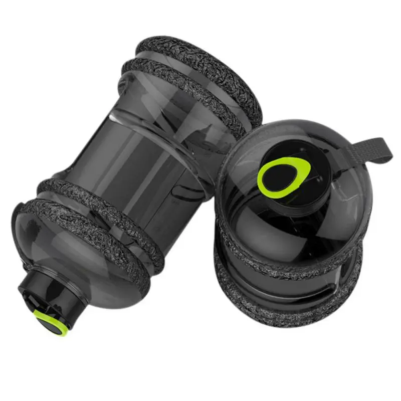 2.2L Outdoor sports bottle Fitness Training Jug Container Reusable Large Nature Hike Water Hand Bottle 2018 Flask for Water