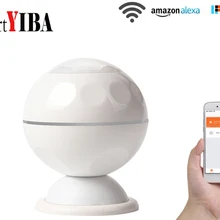 SmartYIBA Wifi беспроводной, Пассивный, инфракрасный датчик движения сигнальный ПИР декотор движения для умный дом автоматизация приложение дистанционное управление