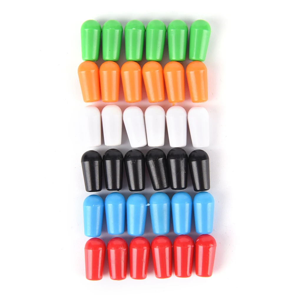 

6 Pcs Replacement 3.5mm Plastic Toggle Switch Tip Knob Caps for Electric Guitar