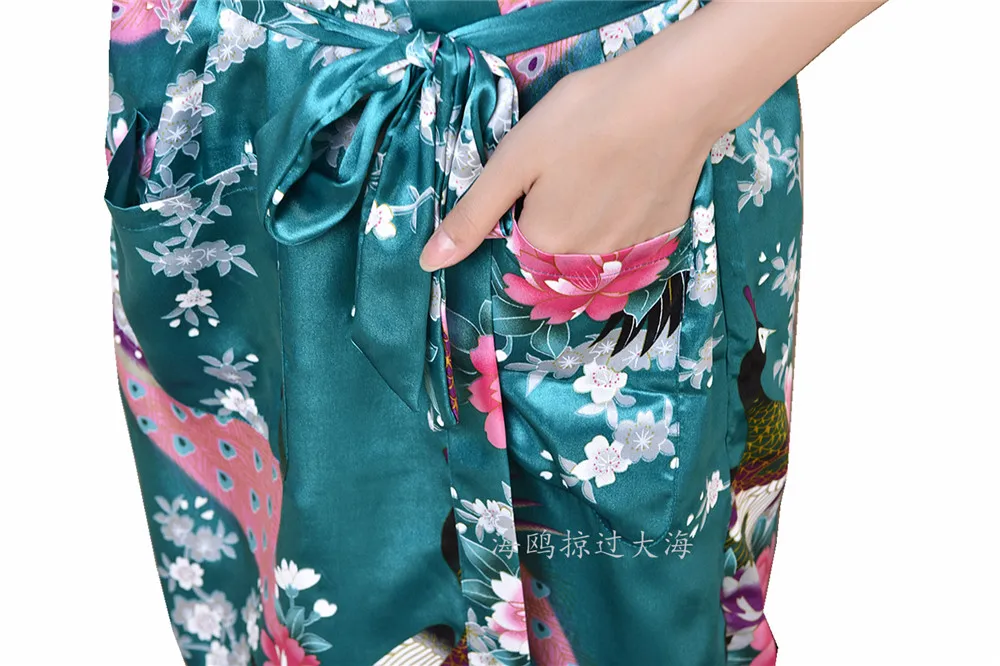 Ярко розовые женские искусственная Сик кимоно свадебное платье невесты