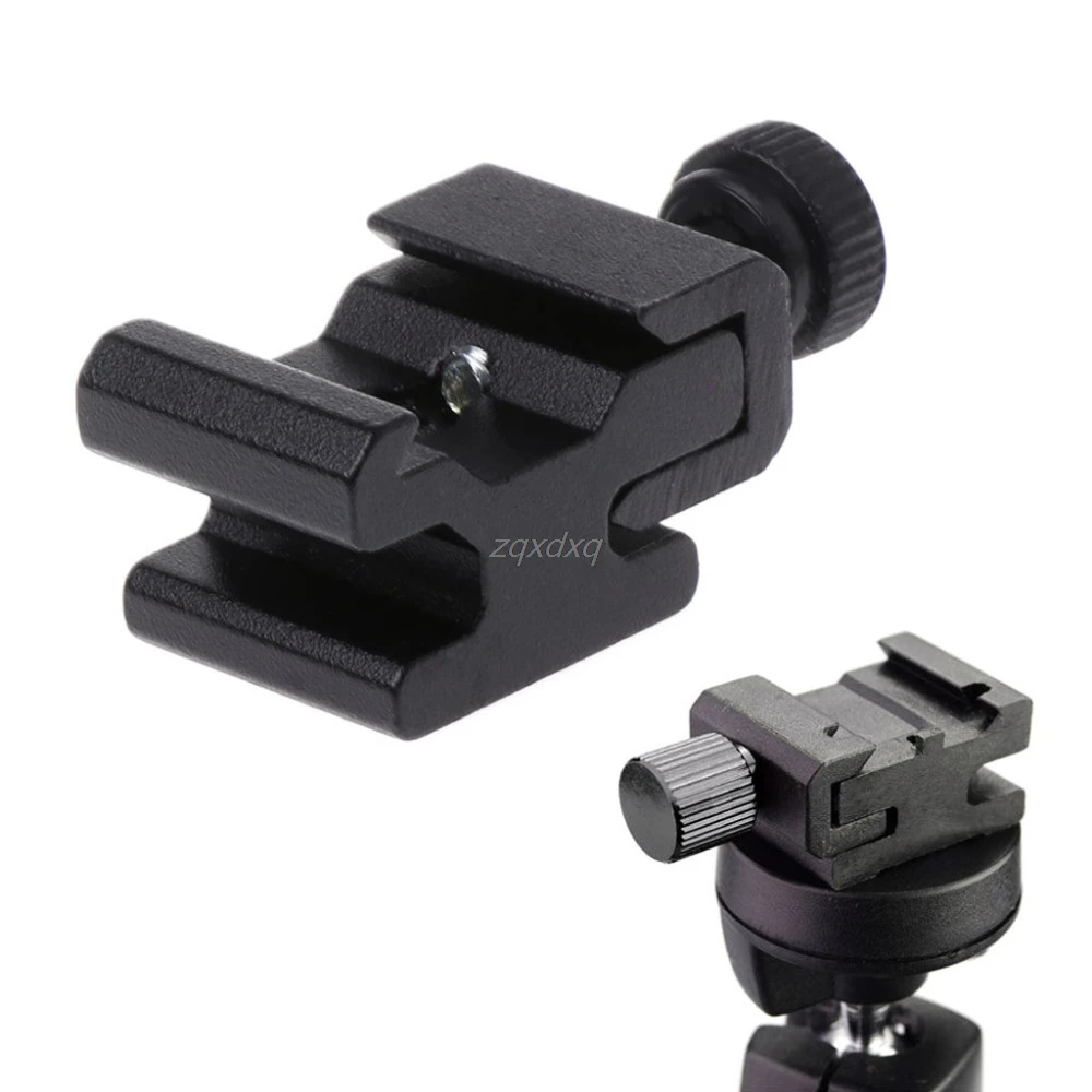 

Hot Shoe Flash Light Stand Adapter with 1/4"-20 Tripod Screw Camera Accessories Nov09 Drop Ship