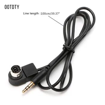 

1 Pc Hot New 3.5mm Car Aux Input Cable Mini Plug Jack For ALPINE AI-NET iPhone MP3 Ornate