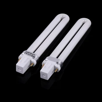 

Hot 4 Pcs 9W Nail UV Gel Machine Lamp Light Bulb Tube for Electronic Nail Dryer Replacement wyt77