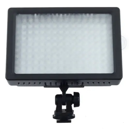 MEMTEQ Camera Accessories Flash 160 LED Video Light Hot Shoe Lamp Photo Studio Lighting for Canon Nikon Pentax Camera DSLR