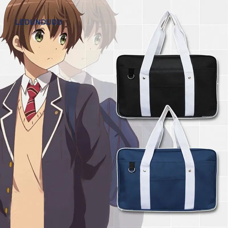 

Japan Style JK Uniform Lovelive Cosplay Handbag Anohana Fashion School Students Computer Bag Takanashi Rikka Messenger bag