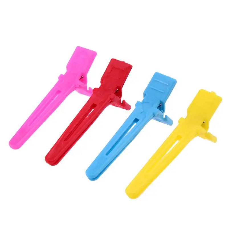Buy 50Pcs Mixed Color Plastic Hair Clips Salon Hair Styling Hairdressing