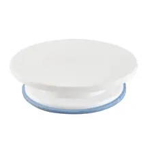 6 шт./компл. ручная круглая пластиковая тарелка для торта Поворотная Лопата лопатка подставка шпатель вращающаяся подставка для торта противоскользящая украшение для торта