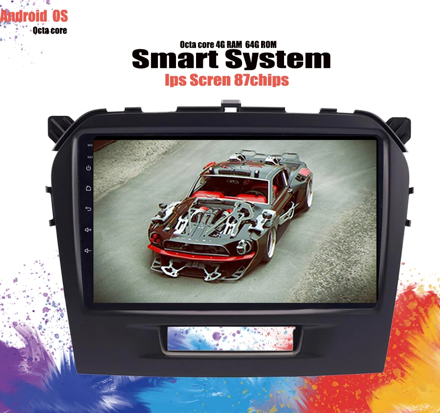 Deckless Octa Core 6 + 128G Android 10 0 автомобильный DVD GPS навигатор стерео плеер для SUZUKI Vitara 2015 2019
