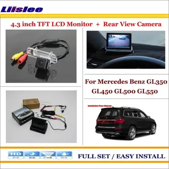 

Liislee For Mercedes Benz GL350 GL450 GL500 GL550 Auto Camera Back Up + 4.3" LCD Monitor = 2 in 1 Parking Assistance System