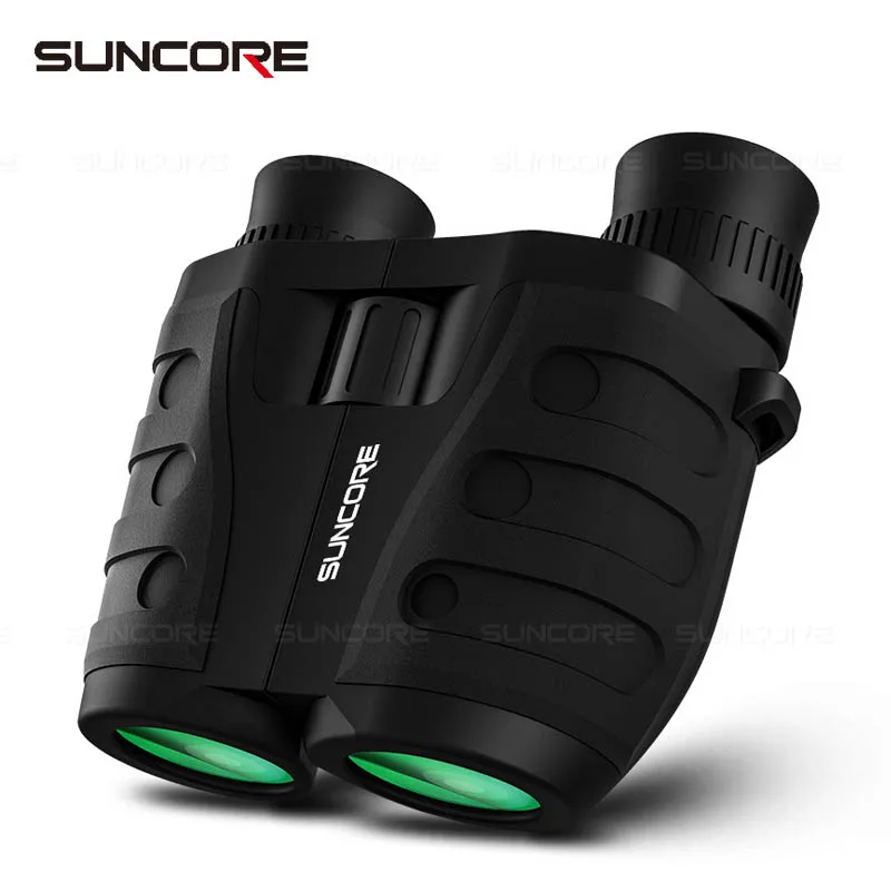 

10x25 Binoculars Paul High Power HD Portable Telescope Optical Lens FMC Green Film Outdoor Camping Bird Watching