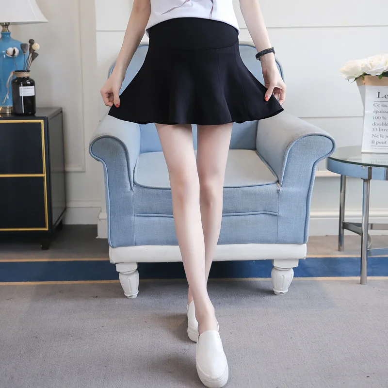 

Maternity Dress Skirt 2019 Summer Tide Mother Baita Pettiskirt Pleated Pregnant Women Short Sbottoming Skirt
