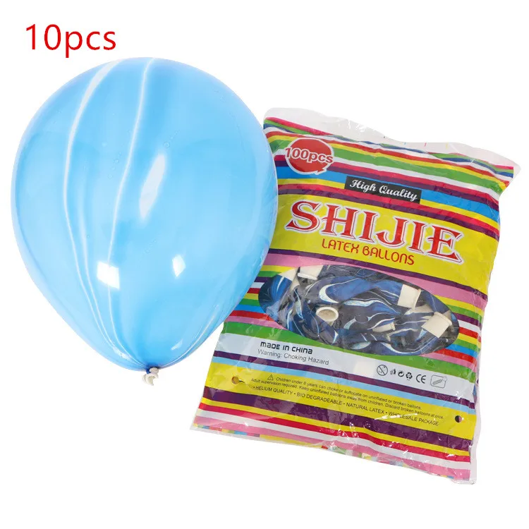 Latex Balloons 10pcs День рождения украшения дети Фольга воздушных шаров в форме единорога вечерние лазерный шар вечерние поставки Свадебные Baby Shower Декор Радуга - Цвет: Latex Balloons 10pcs